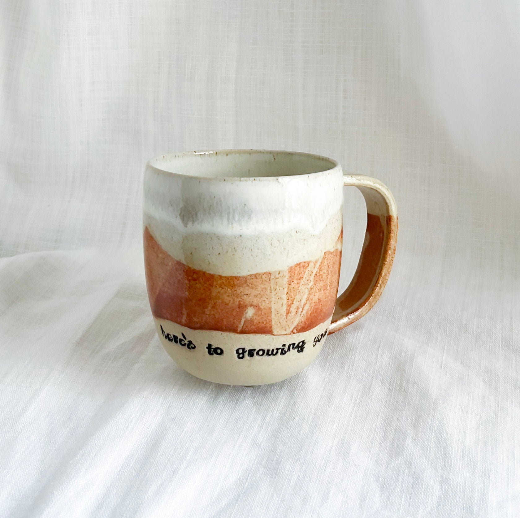 HERE'S TO GROWING MUG