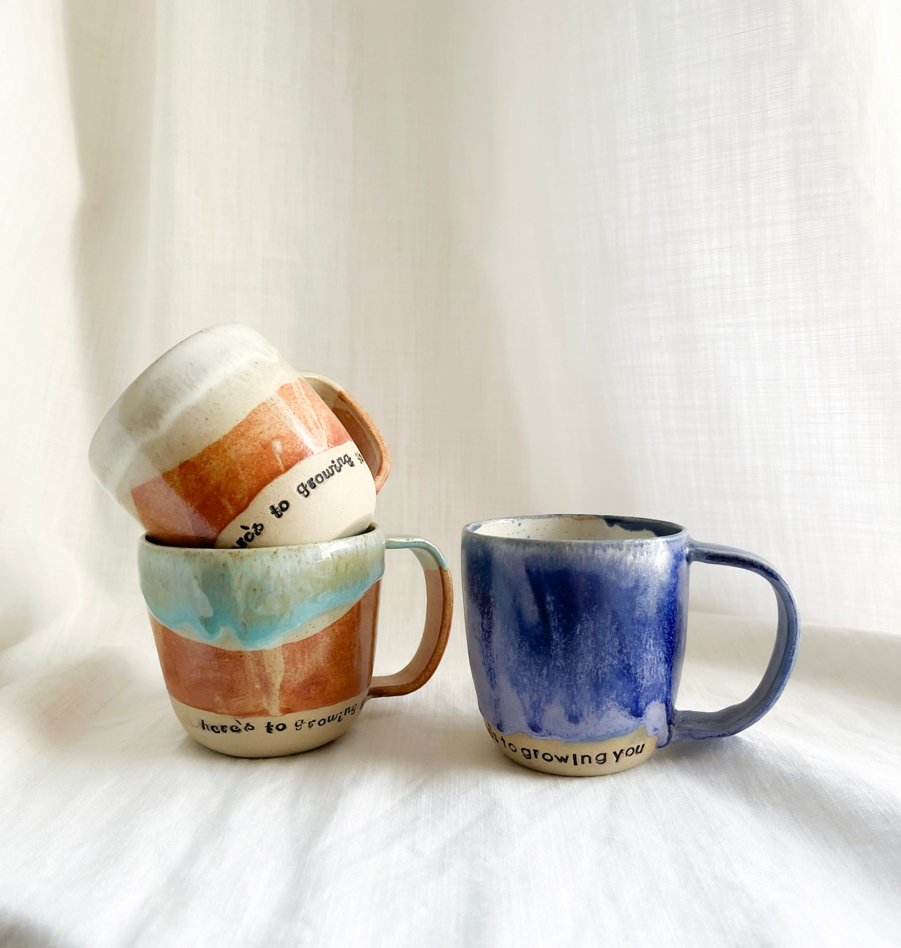 HERE'S TO GROWING MUG